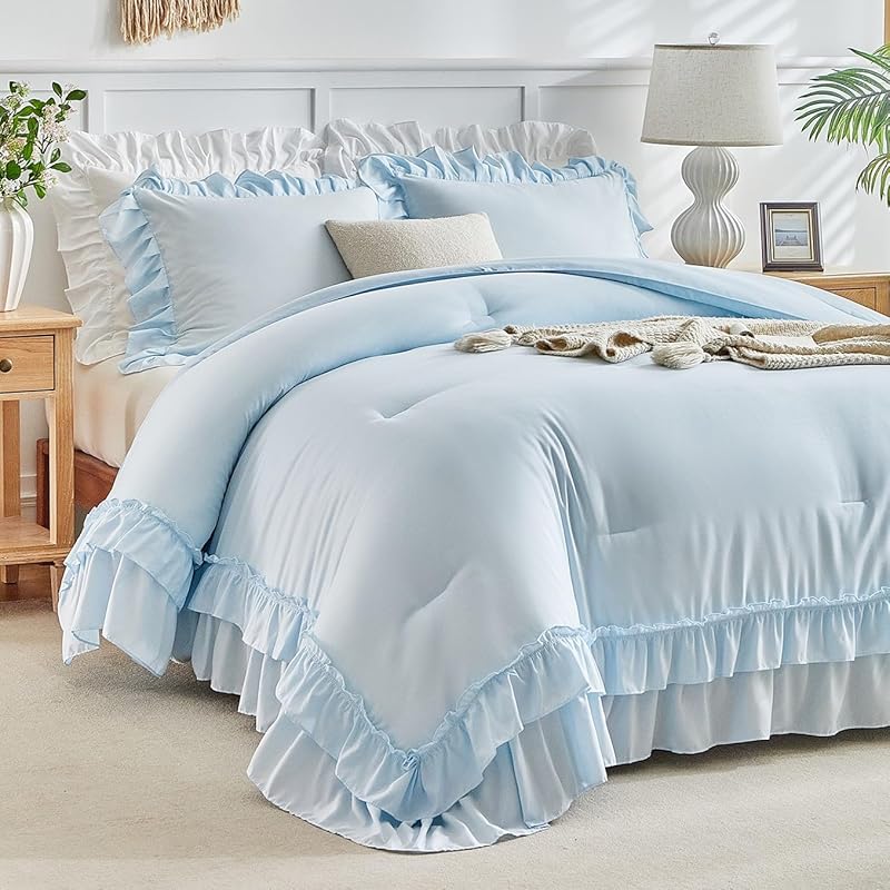 Flysheep Comforter Farmhouse Comforters Lightweight